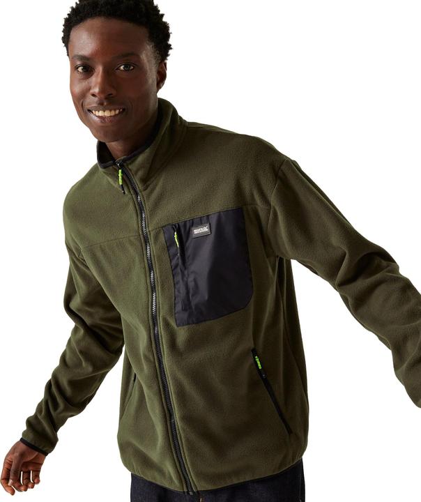 Actual product image Regatta Mens Frankie Full Zip Fleece Jacket (M)