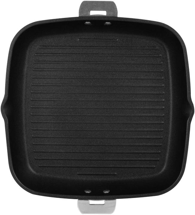 Immagine prodotto Cristel Padella per grigliate Cookway 28 x 28 cm (28 cm, Padella grill, Alluminio)