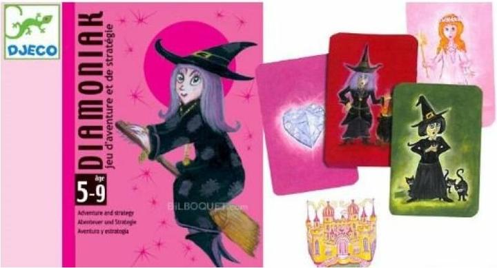 Actual product image Djeco Card Game Diamonia (German, French)