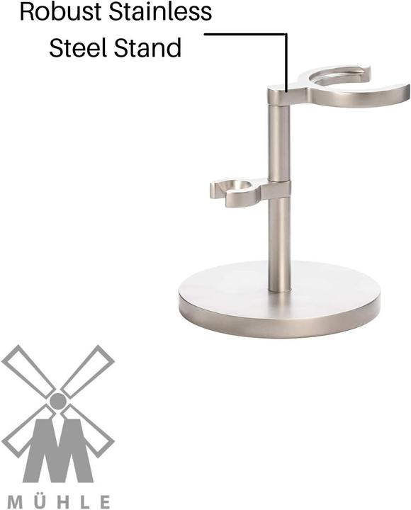 Actual product image Mühle Rocca holder matt for shaving set with plane
