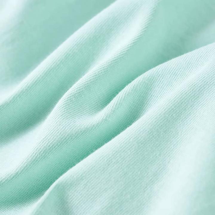 Immagine prodotto VidaXL Maglietta per bambini Verde menta chiaro 140,Materiale: 100 (140)