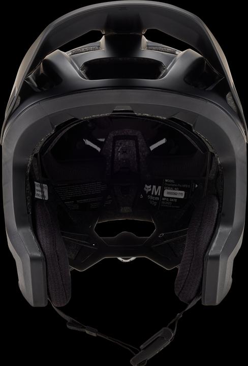 Actual product image Fox Helmet 23 Dropframe Pro Mt Blk, Ce M (51 - 55 cm)