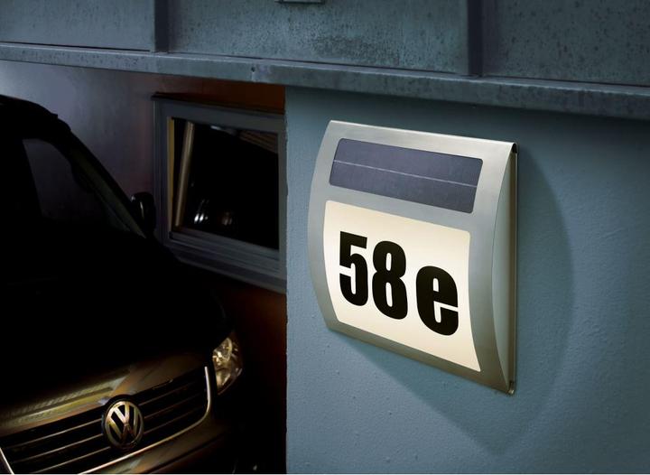 Image du produit Esotec Lampe solaire pour numéro de maison Chaud- (17 lm, IP44)