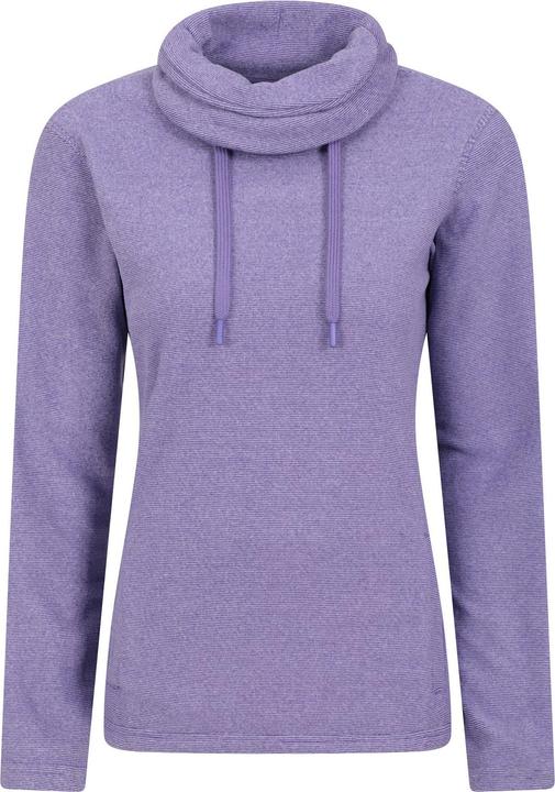 Actual product image Mountain Warehouse Womens/Ladies Hebridean Cowl Neck Fleece Top (40 D)