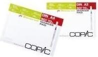 Immagine prodotto Copic Blocco per pennarelli DIN A4, 70 g/m², 50 fogli con tabella colori e modello per storyboard (A4, Nessuna rilegatura)