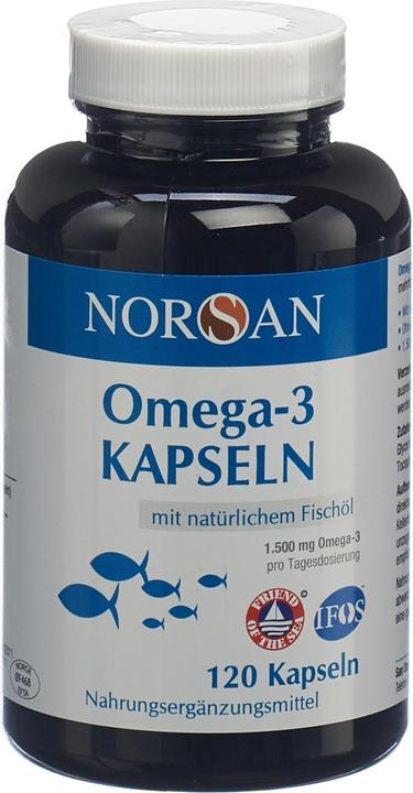 Norsan Omega-3 Fischöl (120 Stück, Kapseln, 254 g)
