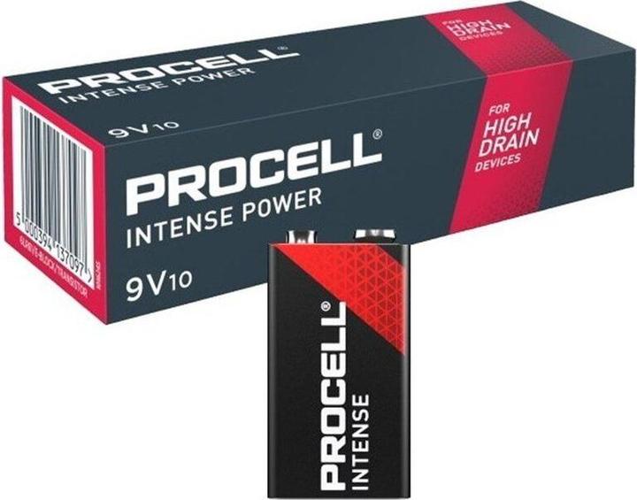 Immagine prodotto Duracell Procell Intense Power (10 pz., 9V Block, 673 mAh)