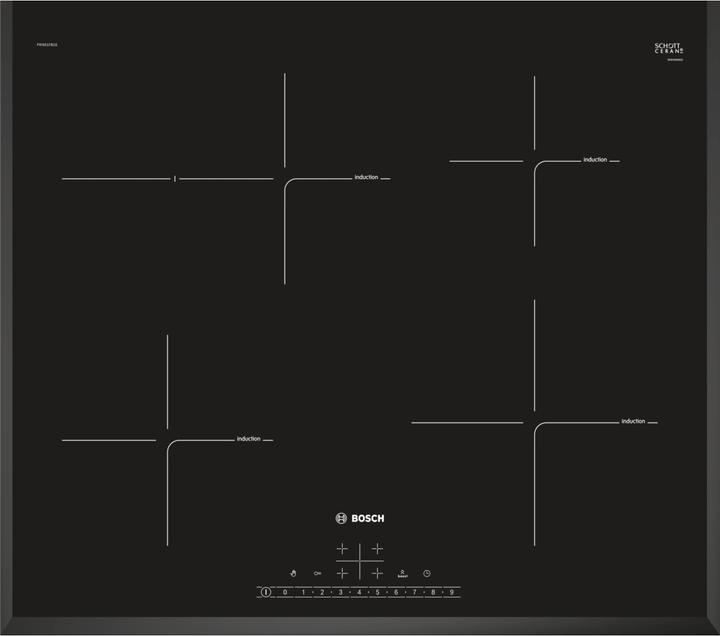 Bosch Hausgeräte Series 6 PIF651FB1E Integrated Zone Induction Hob 4 Zone(s)