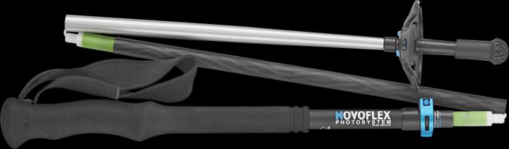 Actual product image Novoflex QuadroLeg Folding Walking Stick Version III Carbon (Carbon)