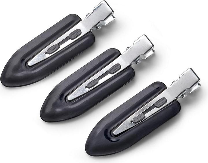 DailyGo Haarspange Make-Up-Clip 6 cm schwarz (3 Stk.)
