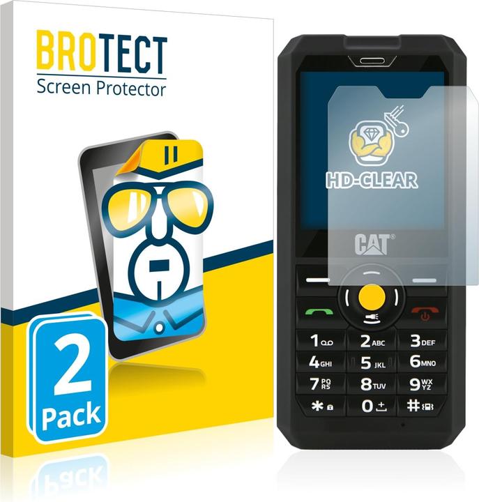 Productafbeelding BROTECT Schermbeschermer Clear (2 Stuk, Kat B30)