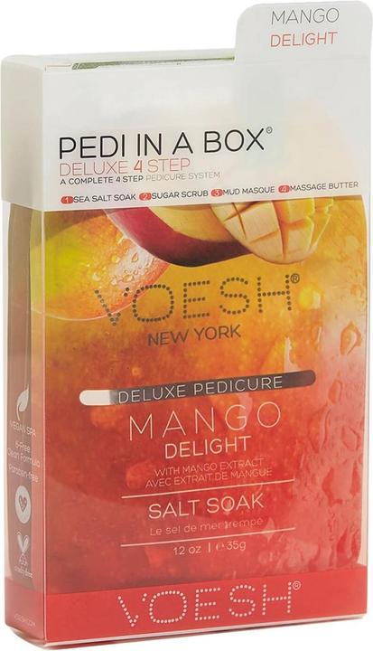 Actual product image Voesh Pedi Mango Delight (Foot cream & foot gel, Foot bath, Foot mask)