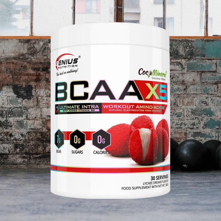 Immagine prodotto Genius Nutrition BCAA-X5 (Litchi, 1 pz., 460 g)