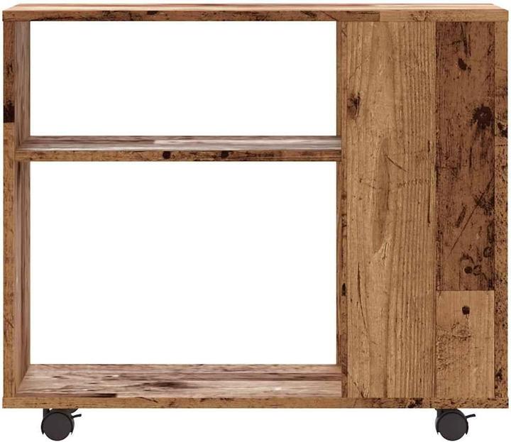 Produktbild VidaXL Beistelltisch Altholz-Optik 70x35x55 cm Holzwerkstoff Ablagetisch (70 x 35 x 55 cm)