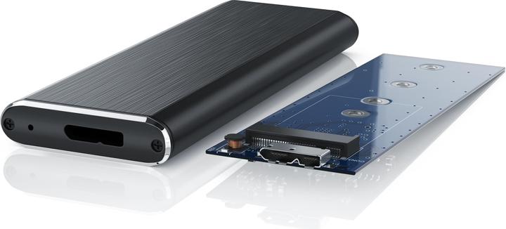 Actual product image CSL external USB 3.0 m.2 SSD hard drive enclosure (M.2 2230, M.2 2242, M.2 2260, M.2)