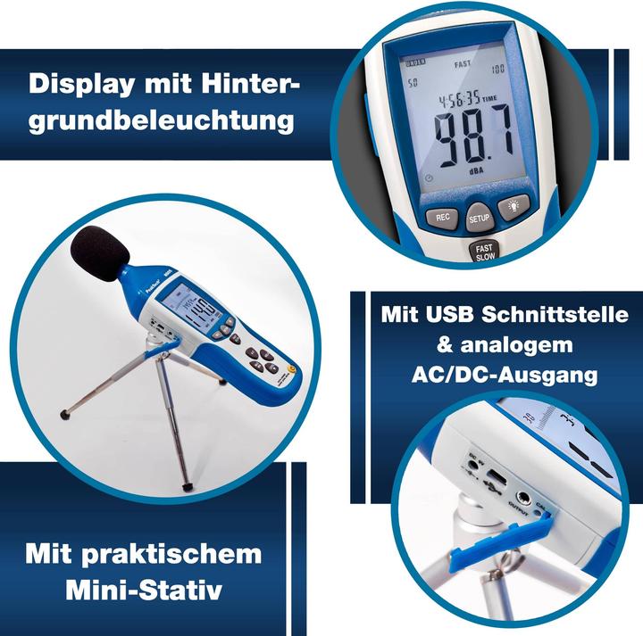 Actual product image Peaktech P 8005 Sound level meter