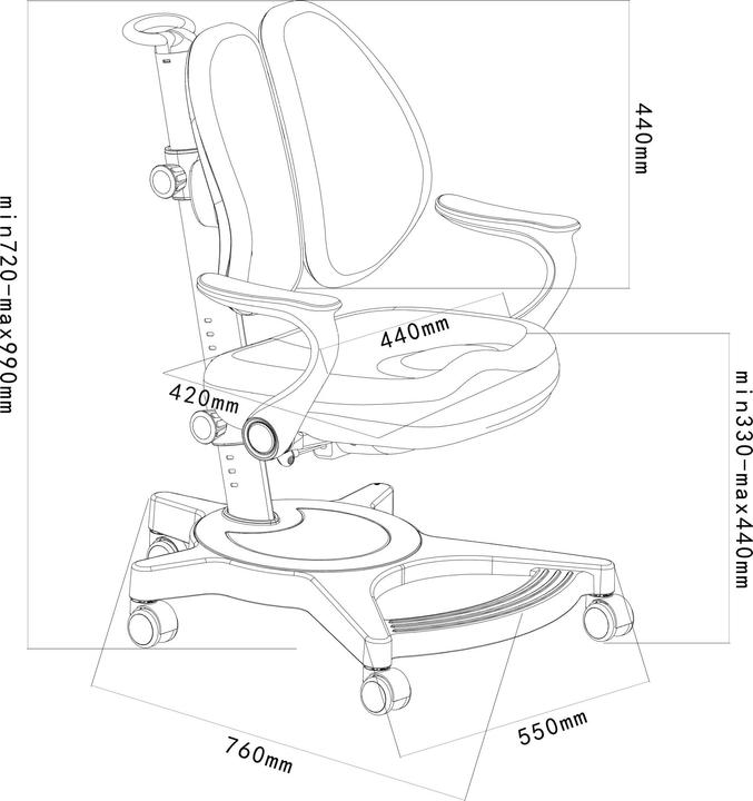 Actual product image En.Casa Partille (High chair)