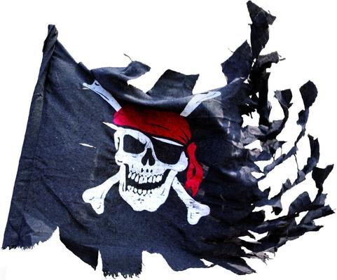 Image du produit P'tit Clown Pavillon de pirates déchiré
