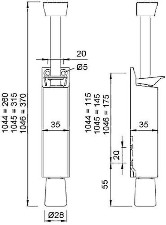 Actual product image Kws Door stop 1044/1045/1046 (1 Piece)