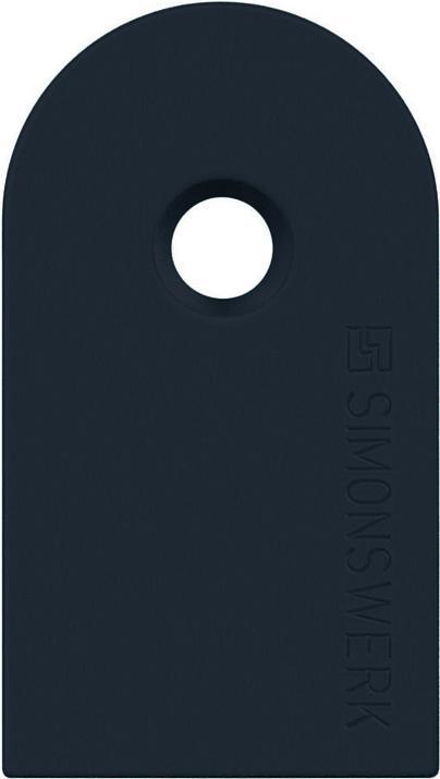 Simonswerk Abdeckplatte zu TE540/640 3D RT schwarzm