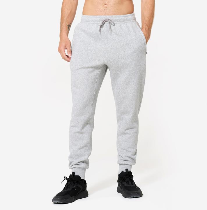 Domyos Women's Regular Fitness Bottoms - Grey