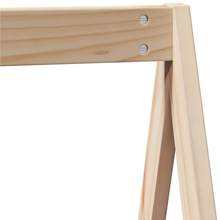 Produktbild VidaXL Hochbett mit Leiter Dach Bett Kinderbett Spielbett 90x190cm Massivholz (90 x 190 cm)