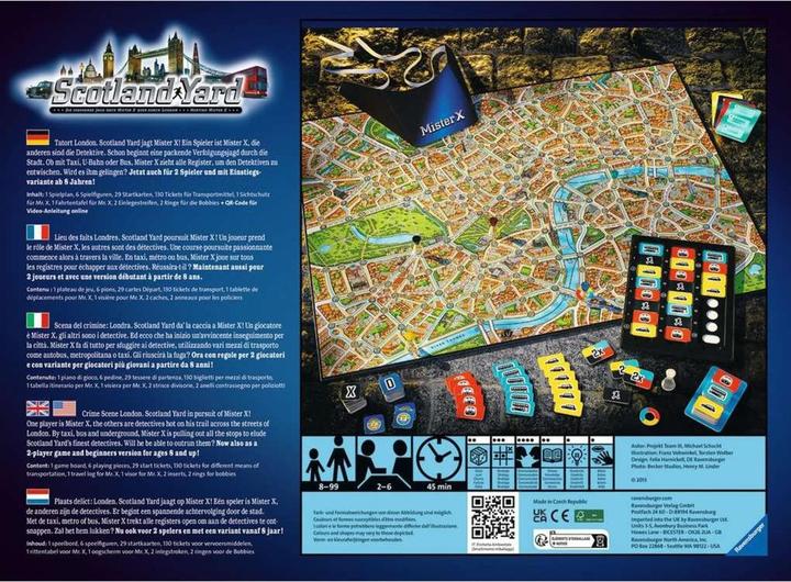 Image du produit Ravensburger Scotland Yard (Allemand, Français, Italien, Anglais)