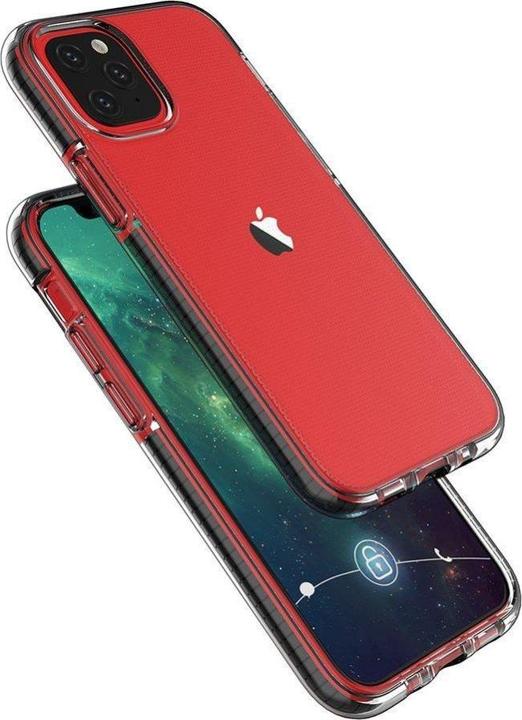 Image du produit Hurtel Spring Case clear TPU gel protective cover with colored frame for iPhone 13 Pro light blue (Apple iPhone 13 Pro)