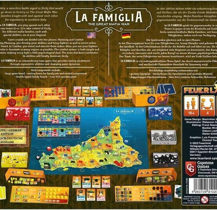 Produktbild Feuerland La Famiglia -The Great Mafia War (Englisch)