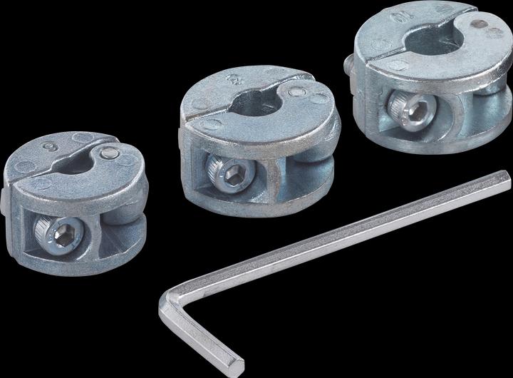 Immagine prodotto wolfcraft wolfcraft 1 Univ.-Tiefenstopp-Set 3-tlg. ø6,8,10mm (6, 8, 10 mm)