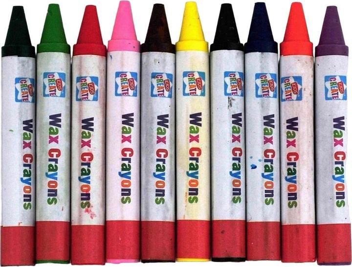 Actual product image Anker Stationery Kids Create Wax Based Crayon (Pack of 45) (Colored, 45 x)