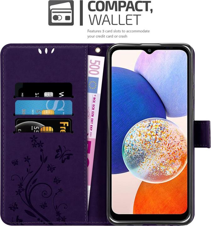 Immagine prodotto Cadorabo Cover per Samsung Galaxy A14 4G / 5G / M14 con motivo floreale (Samsung Galaxy M14, Samsung Galaxy A14)