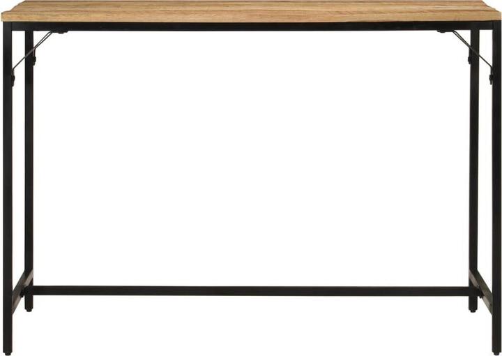 Immagine prodotto VidaXL Tavolo da pranzo in ferro e legno grezzo (110 x 55 x 75 cm)