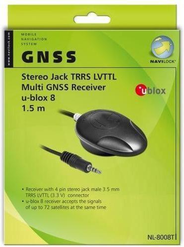 Actual product image Navilock NL-8008T Stereo Jack TRRS TTL Multi GNSS Receiver