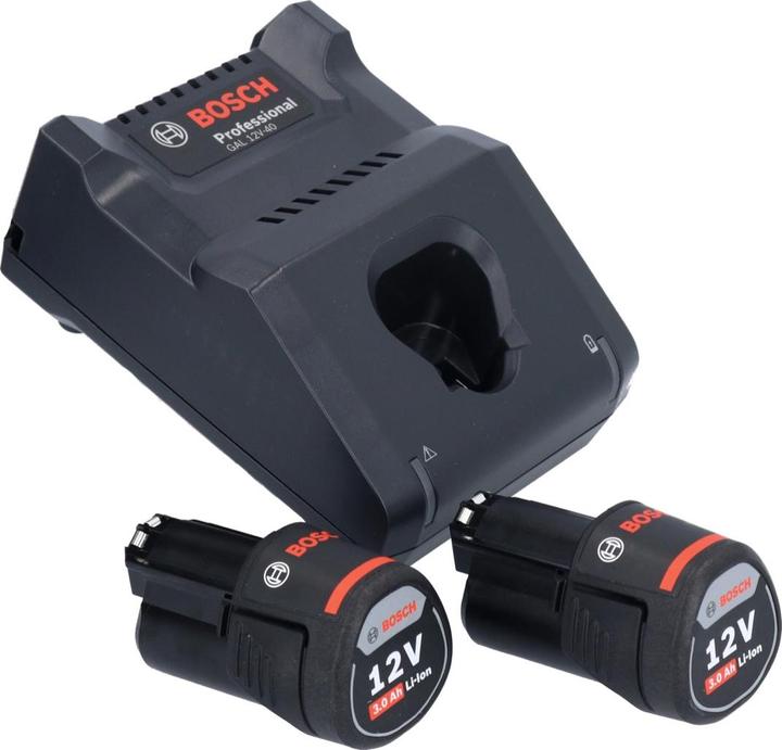 Actual product image Bosch Professional Bosch GSC 12V-13 Battery Sheet Metal Shears 12V with Hexagonal Key + 2x Battery 3.0 Ah + Quick