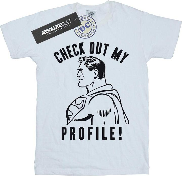 Image du produit - T-shirt SUPERMAN CHECK OUT MY PROFILE - Homme (XXL)