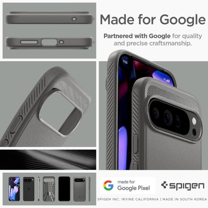 Image du produit Spigen Boîtier robuste pour Google Pixel 9 Pro XL Gris Marbre (Google Pixel 9 Pro XL)
