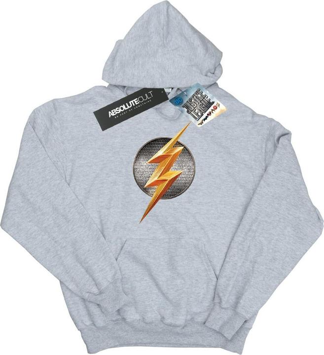 Actual product image Womens/Ladies Justice League Movie Flash Emblem Hoodie (L)
