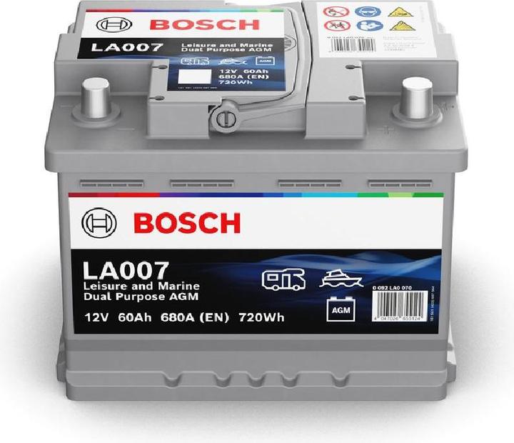 Image du produit Bosch Automotive Batterie d'alimentation AGM 12V/60Ah/680A (12 V, 60 Ah)