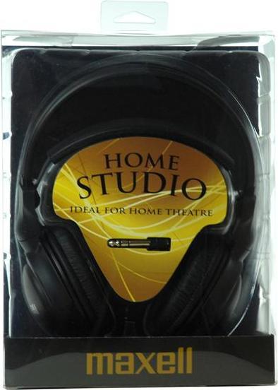 Actual product image Maxell Headphones with Volume Control, 60 Ohm, 3,5mm, 2,5m Cable, Grey (ANC, Cable)