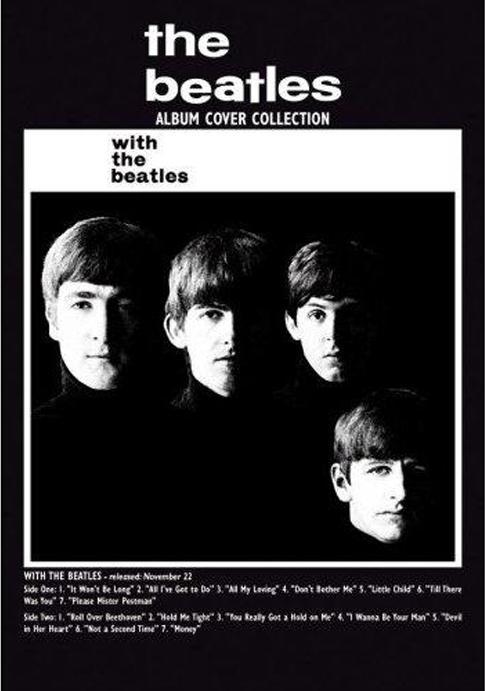 The Beatles Postkarte With Album