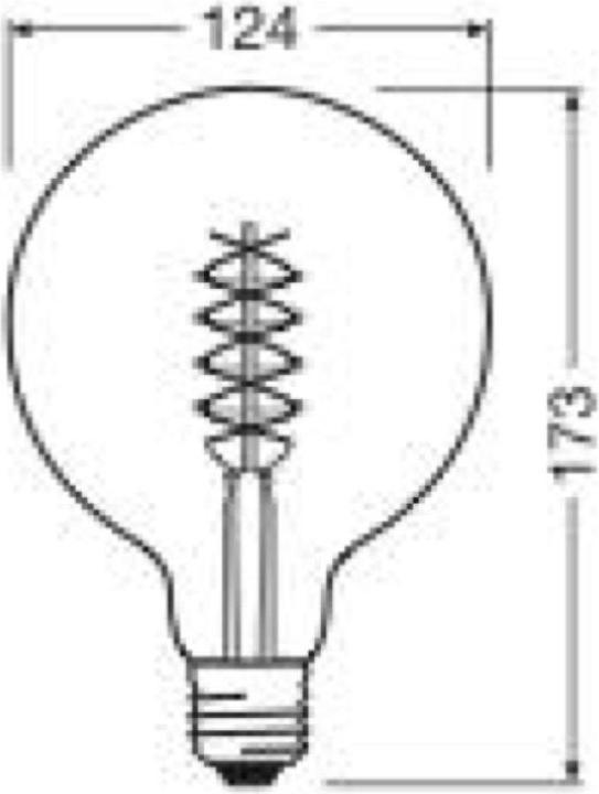 Immagine prodotto Osram Annata 1906 (E27, 4.80 W, 420 lm, 1 x, F)