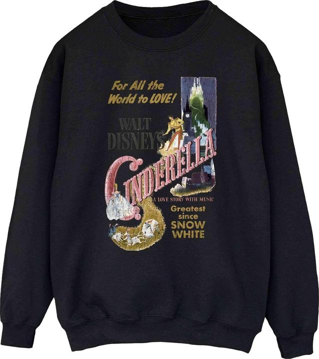 Actual product image Cinderella Womens/Ladies Poster Sweatshirt (XXL)