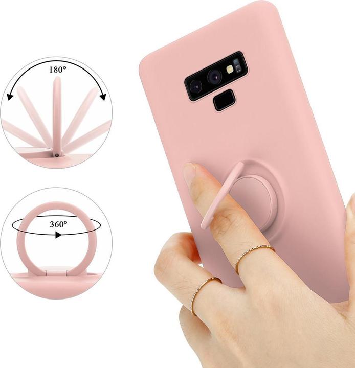 Produktbild Cadorabo TPU Liquid Ring Silicone Case Hülle (Samsung Galaxy Note 9)