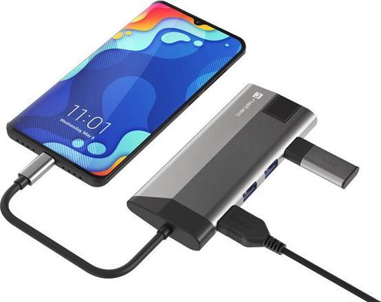Actual product image Genesis NATEC multiport Fowler Plus USB-C (USB-C, 4 Ports)