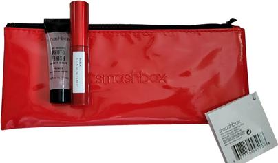 Smashbox Deluxe Trial Size Set - Super Fan Volumizing Mascara Black 5 Ml, Photo Finish Smoothing Liq