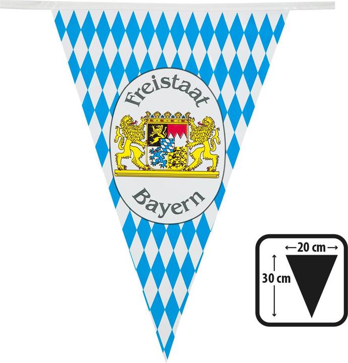Produktbild Boland Oktoberfest Girlande Freistaat Bayern 4m