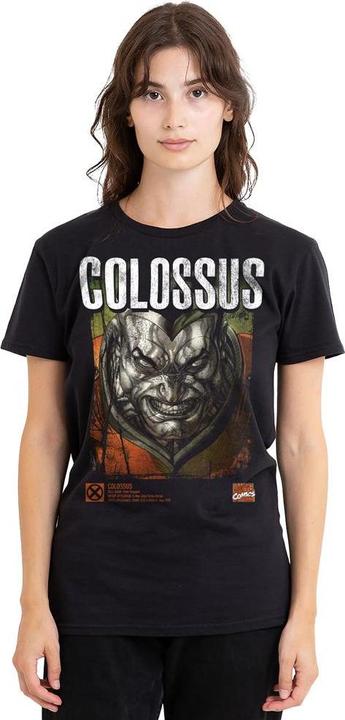 Actual product image Unisex Adult X-Men Colossus Infographic T-Shirt (XL)