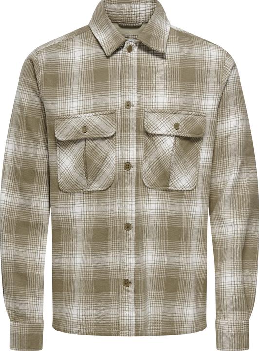 Only & Sons Onscedric Life Check Overshirt Noos