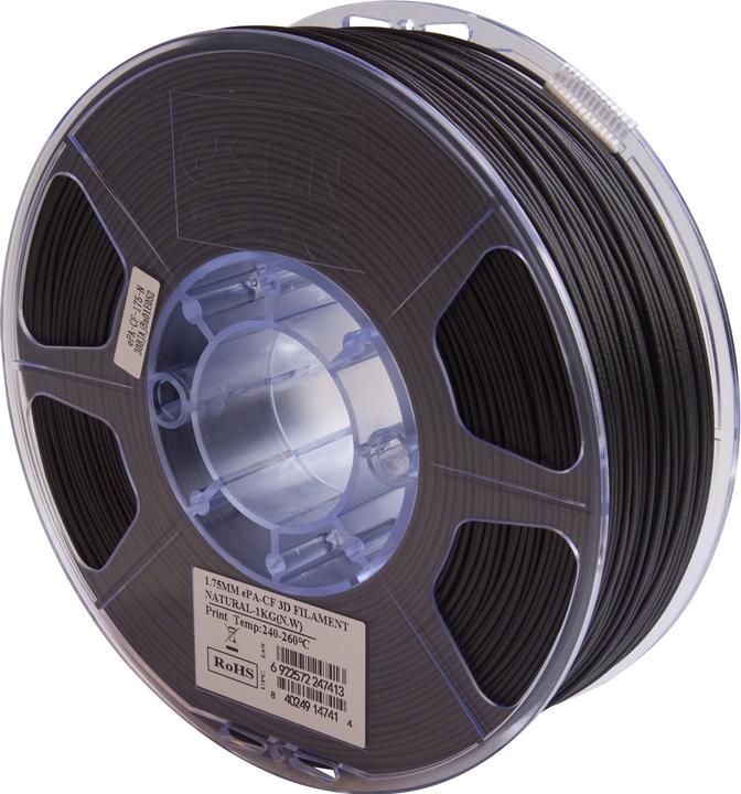 Image du produit eSUN Natural 1 kg de filament nylon-carbone (3D) (Nylon, 1.75 mm, 1000 g, Noir)